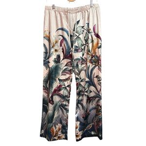 Soma Tropical Print Wide Leg Lounge Pants